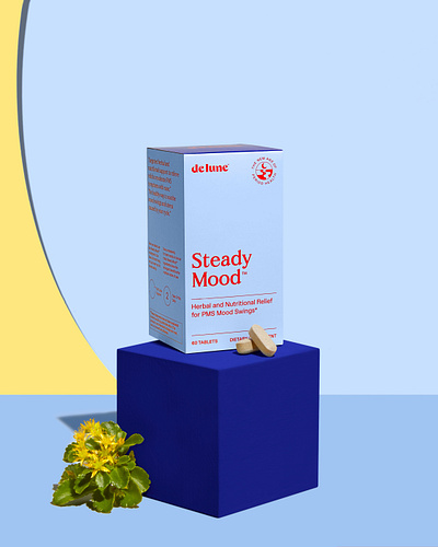 DeLune Steady Mood Packaging branding design graphic design layout package design packaging packaging design