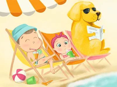 Last summer illustration