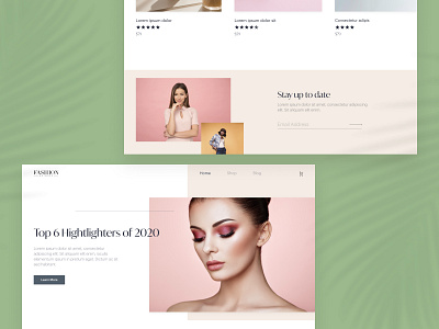 Fashion Exploration clean design ecommerce fashion flat minimal shop store trendy ui ux web