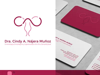 Gynecologic Oncologist Identity branding business cards color gynecology icon identity letters logo logo design medical oncology palette rebrand vector