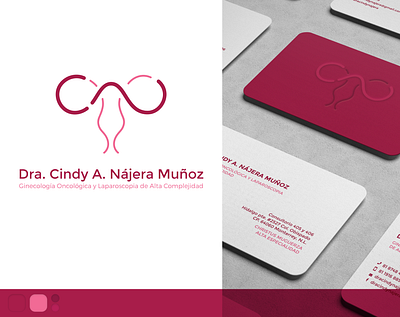 Gynecologic Oncologist Identity branding business cards color gynecology icon identity letters logo logo design medical oncology palette rebrand vector