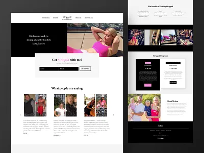 Fitness Trainer Website Design brand design fitness flow health one page testimonials ui ux web design website website design wordpress wordpress design wordpress theme