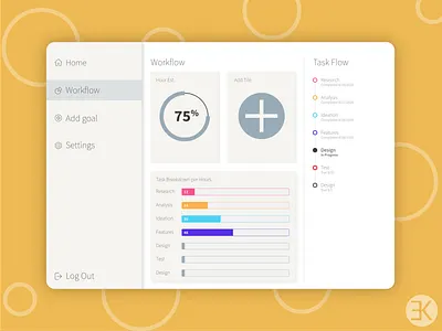DailyUI 021 021 adobe dailyui dailyui 021 dailyuichallenge dashboard design illustration illustrator ui ux vector yellow