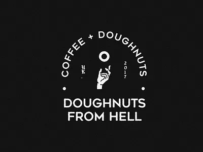 Logo Design | DFH London black brand identity branding cult goth graphic design hell illustration logo design minimal visual identity