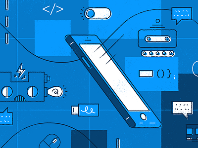 Beep Boop Bots blue bot bots coding css dev development flash drive html mobile mobile design mobile development nji media programming robot robots usb drive web design wireframe wireframing