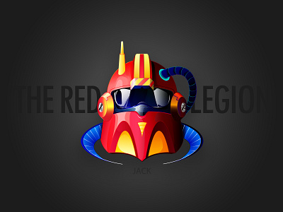 The RED Legion design illustrator vector