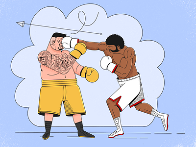 Joshua vs Ruiz 2d art boxing character design characterdesign design design art designer drawing fight fighters illustraion illustration illustration art illustrations illustrator movement procreate procreate app sport texture