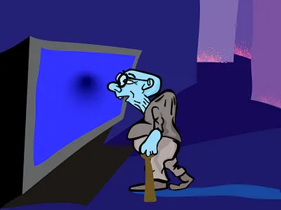 IKB Room abstract abstract art adobe cartoon illustration illustration art illustrator sketch vector