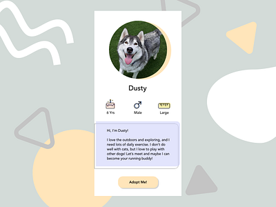 Daily UI Challenge #006 adobe xd daily ui dailyui dailyui006 dailyuichallenge dog figma ios