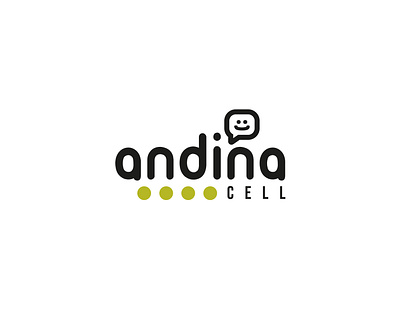 Andina cell branding design illustration logo ui vector