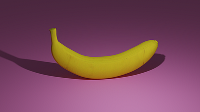 3D Banana 3d art 3dmodeling banana bananas blender3d design fruit