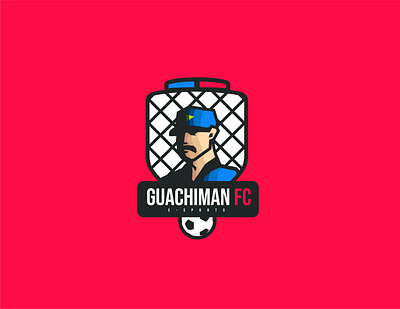 Guachiman branding design esport flat illustration illustrator logo minimal vector