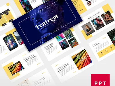 Tentrem - Creative Presentation Template abstract background business clean cover design googleslides inspiration keynote layout magazine marketing minimal minimalist modern pitchdeck powerpoint presentation profiles template