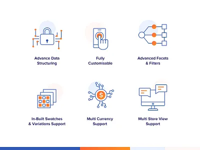 Wizzy iconography#2 ai search dual icons ecommerce design iconography icons iconset illustration sketchapp website design