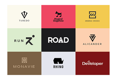 Logofolio Vol 2 flat logo logo design minimal minimalist logo modern modern logo unique vector versatile