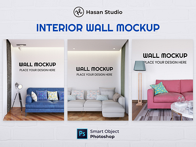 Interior Living Room Wall Mockup Collection curtain frame frame mockup furniture interior lamp livingroom mockup mockup psd mockup template photoshop psd scene sofa wall wall mockup wallpaper wallpaper mockup