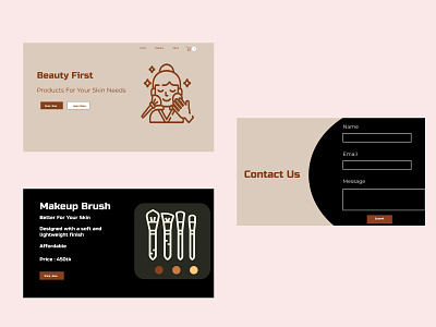 Makeup Web design UI beauty beauty product dribbble figma flaticon make up makeup makeup website makeupbrush makeupwebdesign ui ui ux uidesign uiux uiuxdesign uxdesign web designer webdesign website