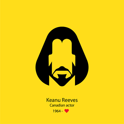 Keanu Reeves branding design graphic graphic design graphicdesign illustration logoawesome logoconcept logodesign logoinspiration