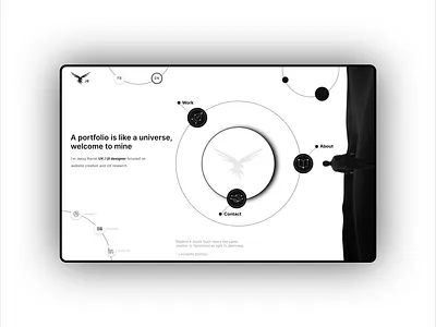 UX / UI Portfolio blackandwhite clean concept dailyui design interface minimal modern ui ux web webdesign website