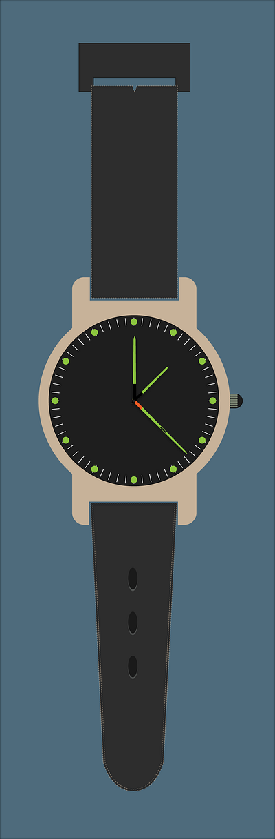 watch design illustration logo minimal watch web