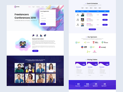 Eventex - Responsive Onepage Wordpress Theme agency business clean design illustration lightspeed logo multipurpose responsive speakers webdesign webinar website wordpress workshop