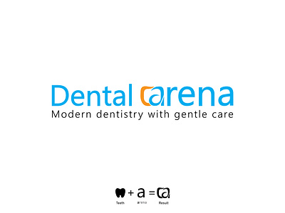 Dental Clinic Logo brand design brand identity branding branding design dental care dental clinic logo dental logo design flat illustrator logo logo design logos minimal typhography typography typography logo vector wordmark wordmark logo