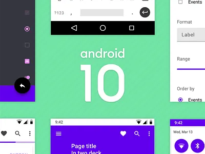 Android 10 UI android android app android app design figma sketch ui design