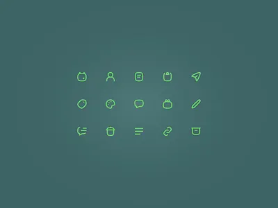 Mini icons branding icons iconset