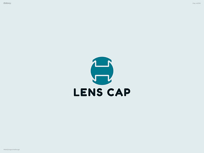 Camera App Logo - Lens Cap branding dailylogochallenge design logo