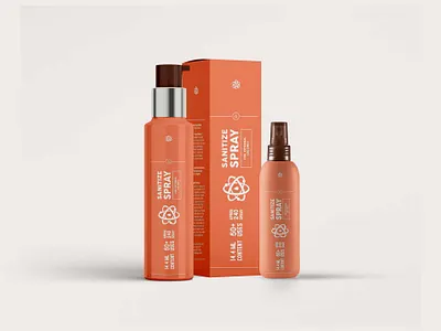 Sanitizer Spray Packaging Mock up download mockup illustration premium download psd