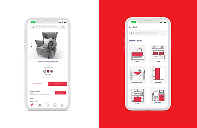 Furniture App app design flat ios app ios app design minimal mobile ui ui ux uidesign