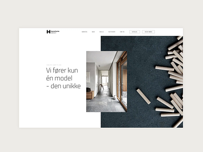Hanstholm Kitchen branding design typography web webdesign