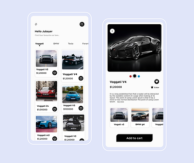 "Car Shop App " best design clean clean ui cleanshot minimal mobile app mobile app design mobile ui shopping shopping app uidesign uiux uiuxdesign
