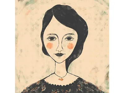 Self portrait art digital face female portrait self portrait woman woman illustration woman portrait women empowerment