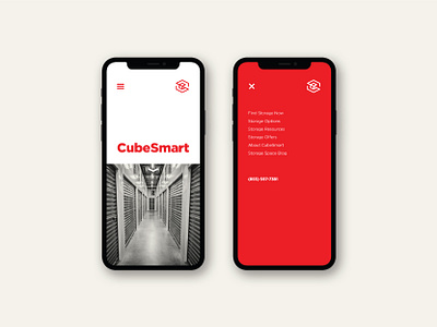 CubeSmart Logo - Rebrand brand branding computer icon identity interface layout logo logomark mark minimal modern monogram phone rebrand symbol typography ui web website