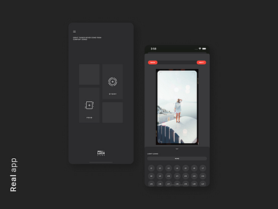 LUCH — Filters & Bokeh Effect (Real app) app appdesign apple appstore ios mobile ui uiux userexperience userinterface ux