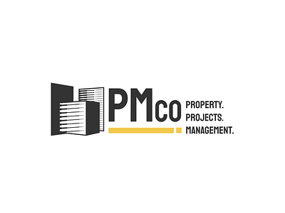 Branding for PMco branding branding design construction construction logo identity project management property management property marketing