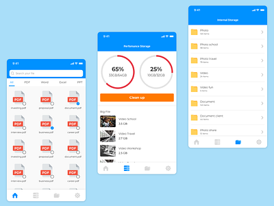 File Manager App - Freebies app design file file manager file sharing folder freebies illustration ui ui ux design ux vector