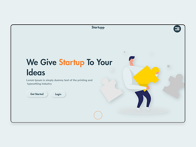 Digital Startup Platform UI landingpage startup ui and ux ui interface uidesign