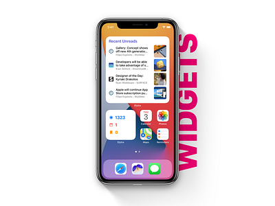 Elytra - Widgets default feeds ios ios14 ipad layout linked list news reader rss widgets