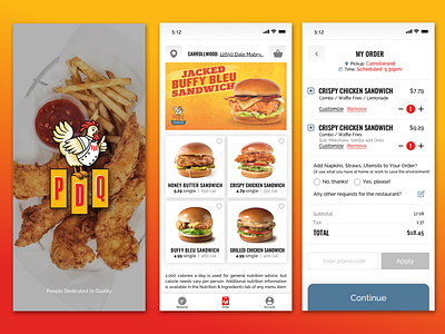 Fast Food App app branding fast food ui ux