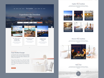 Grandium - Responsive Hotel WordPress Theme accommodation agency appointment booking clean hostel hotel hotel booking motel responsive webdesign website wordpress wordpress theme