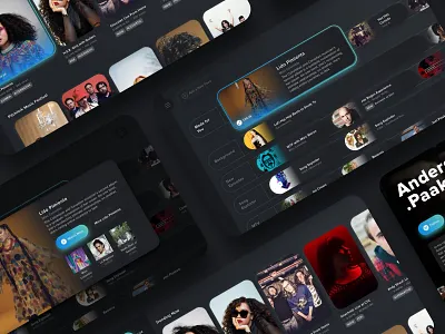 Designing a Streaming Music User Experience for TV Screens app app design collaboration concept music spotify streaming tv ui uiux ux