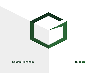 Gordon Greenhorn Logo branding fitness g gordon greenhorn logo