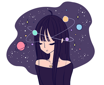 Astro Girl illustration