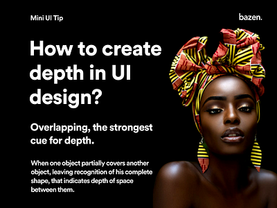 Mini UI Tip - How to Create Depth in UI? depth depth of field design principles design thinking ui uidesign uidesigner uidesigns uiux uiuxdesign uiuxdesigner uiuxdesigns user experience userexperience userinterface userinterface design userinterfacedesign