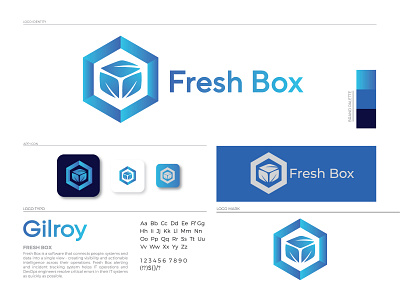 Fresh Box Digital Branding Logo abstract brand brand design brandidentity branding fresh box fresh box logo icon icon design logo agency logo mark logodesign monogram mordern logo tecnology weblogo