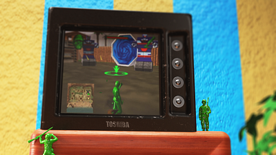 Strange Dream - 3D Illustration #2 3d 3d art blender children editorial game art illustration render