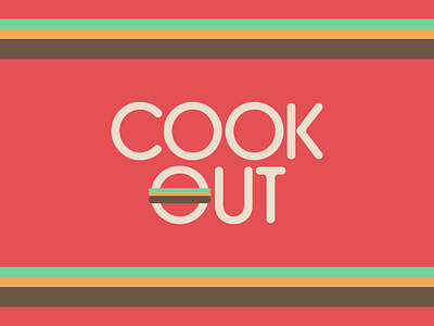 Cook-Out Rebrand burger cook out cookout fast food food guilty pleasure logo rebrand rebranding restaurant service snack