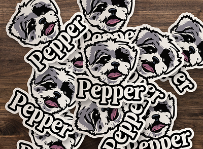 Pepper Slaps mockup dog pepper